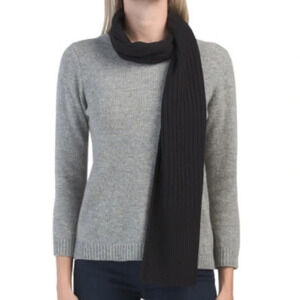 All Saints Ribbed Knit Scarf